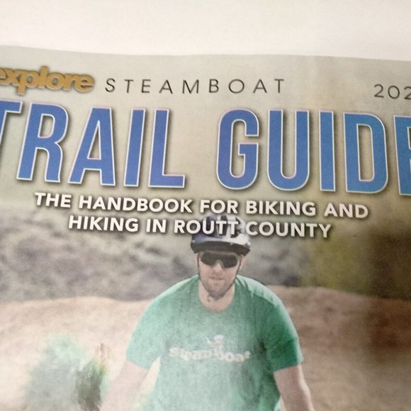 Explore Steamboat Springs Trail Guide 2023 Colorado Biking Hiking Routt County - Picture 3 of 3